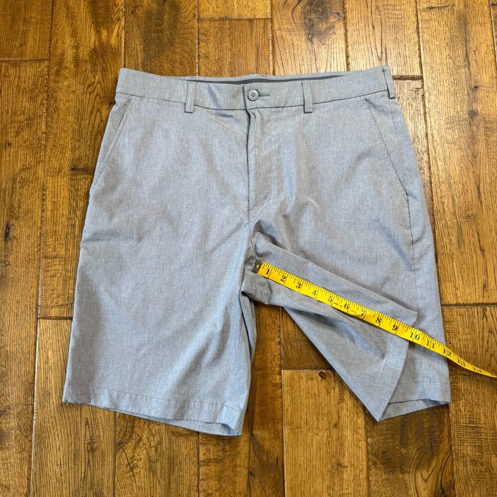 Grand Slam Performance Mens Golf Shorts Grey Size 34 Flat Front Active - Picture 3 of 5